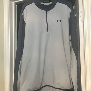 UNDER Armour Half Zip Cool Gear Men's Loose 2XL Pullover Gray